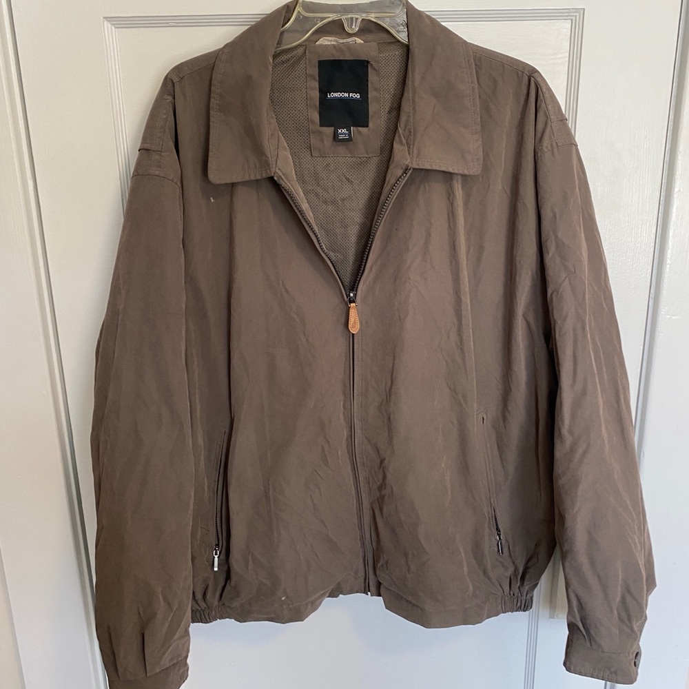LONDON FOG Soft Shell Jacket Pewter Men's 2XL